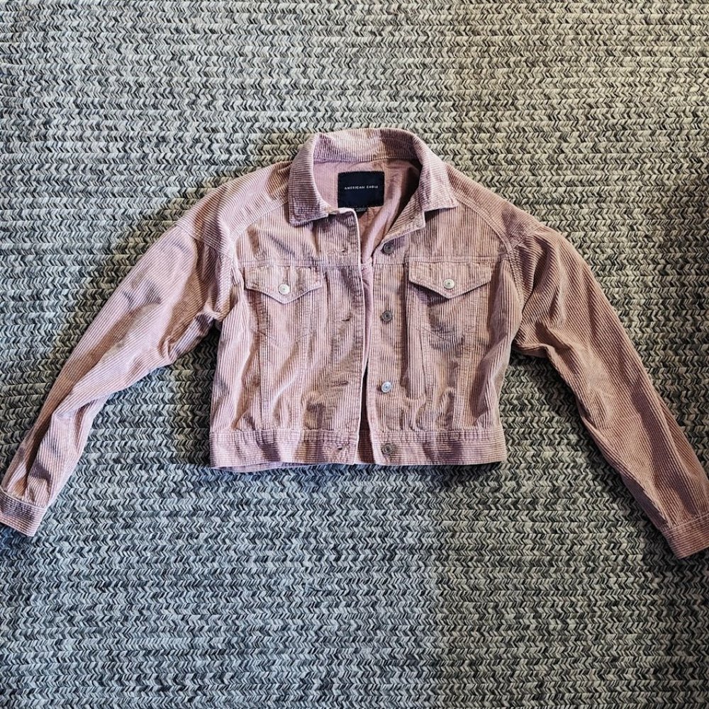 American Eagle Cropped Corduroy Jacket
